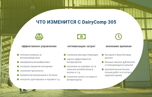 Программа управлением стадом DairyComp 305